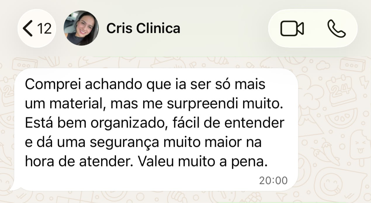 Feedback sobre o Drive de Estética
